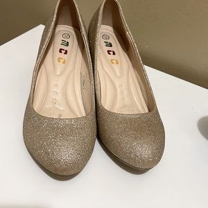 Glittery shoes